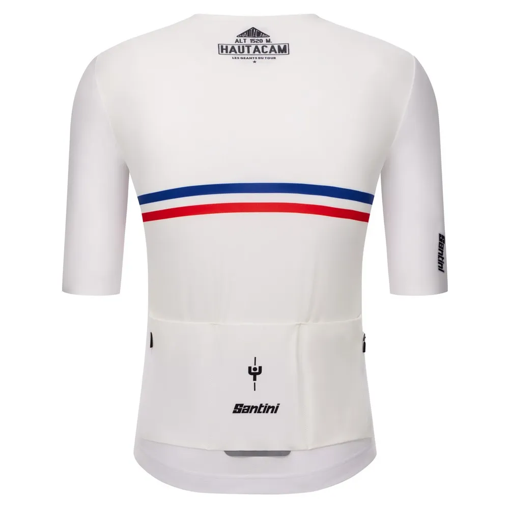 Santini Maillot Jaune Hautacam 2025 Kurzarm-radtrikot