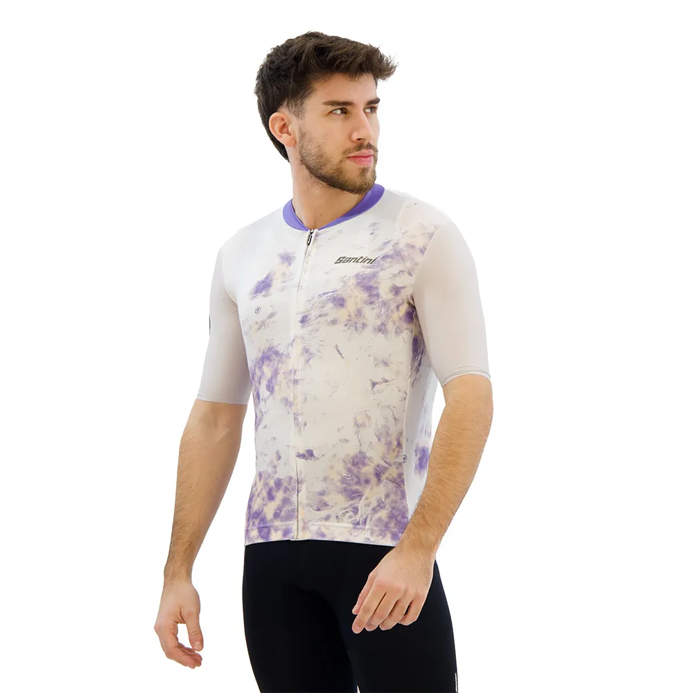 Santini Marble Sllim Fit Kurzarm-radtrikot Santini Marble Sllim Fit Kurzarm-radtrikot