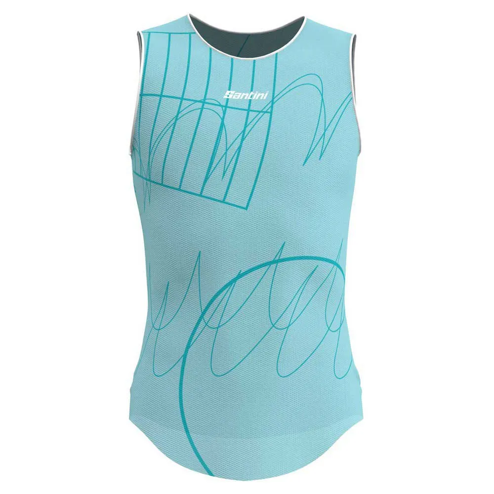 Santini Nice Tour De France Official Ärmelloses Baselayer, Print Santini Nice Tour De France Official Ärmelloses Baselayer, Print