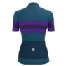 Santini Nova Eroica Opera Kurzarm-radtrikot, Green / blue