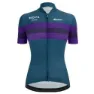 Santini Nova Eroica Opera Kurzarm-radtrikot, Green / blue