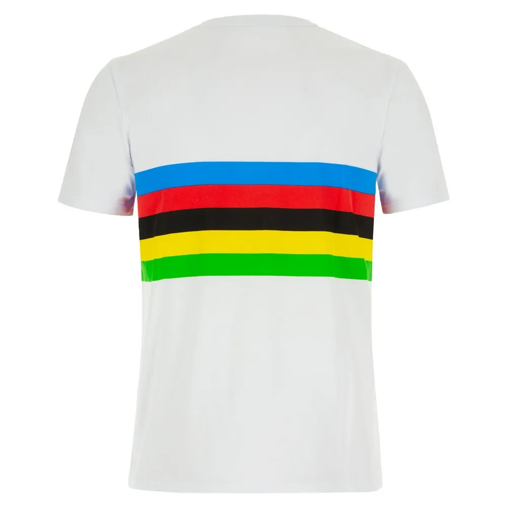Santini Official Uci Rainbow 2025 Kurzarm-t-shirt Santini Official Uci Rainbow 2025 Kurzarm-t-shirt