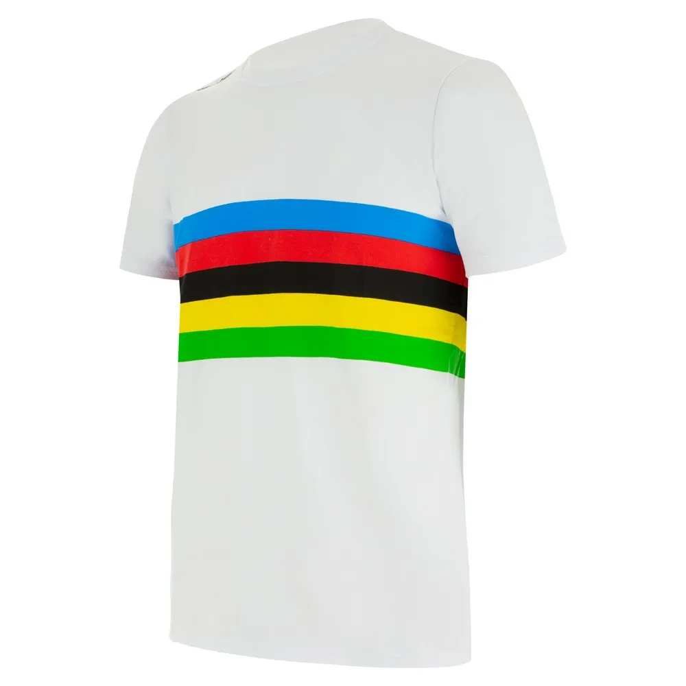 Santini Official Uci Rainbow 2025 Kurzarm-t-shirt Santini Official Uci Rainbow 2025 Kurzarm-t-shirt