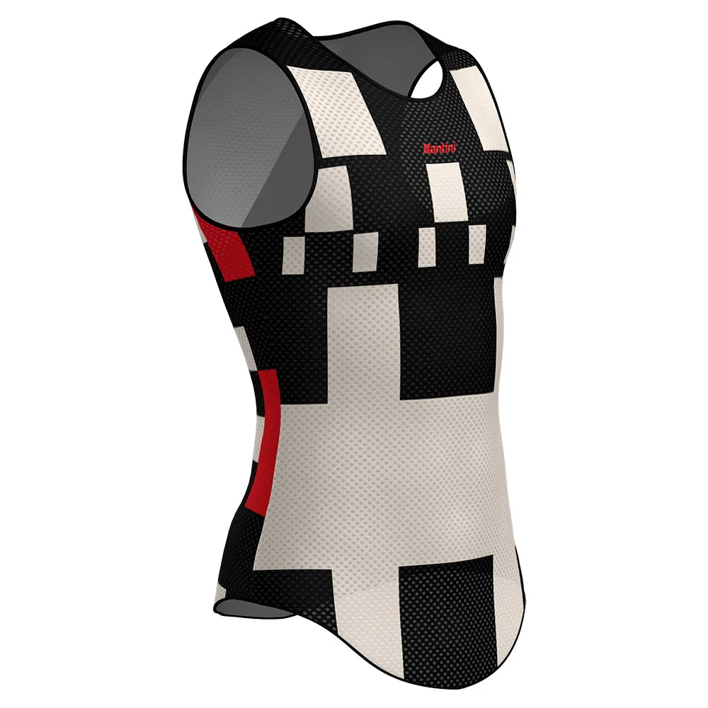 Santini Paris-roubaix 2025 Ärmelloses Baselayer, Print