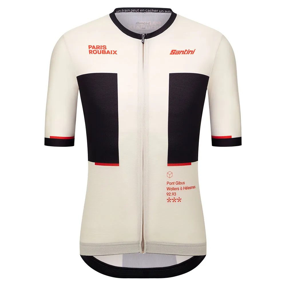 Santini Paris-roubaix 2025 Kurzarm-radtrikot Santini Paris-roubaix 2025 Kurzarm-radtrikot