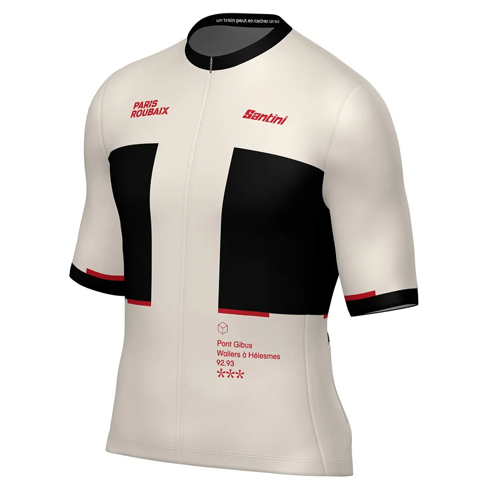 Santini Paris-roubaix 2025 Kurzarm-radtrikot Santini Paris-roubaix 2025 Kurzarm-radtrikot