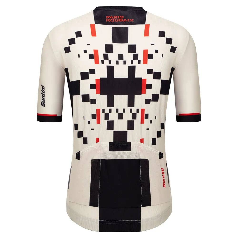 Santini Paris-roubaix 2025 Kurzarm-radtrikot Santini Paris-roubaix 2025 Kurzarm-radtrikot
