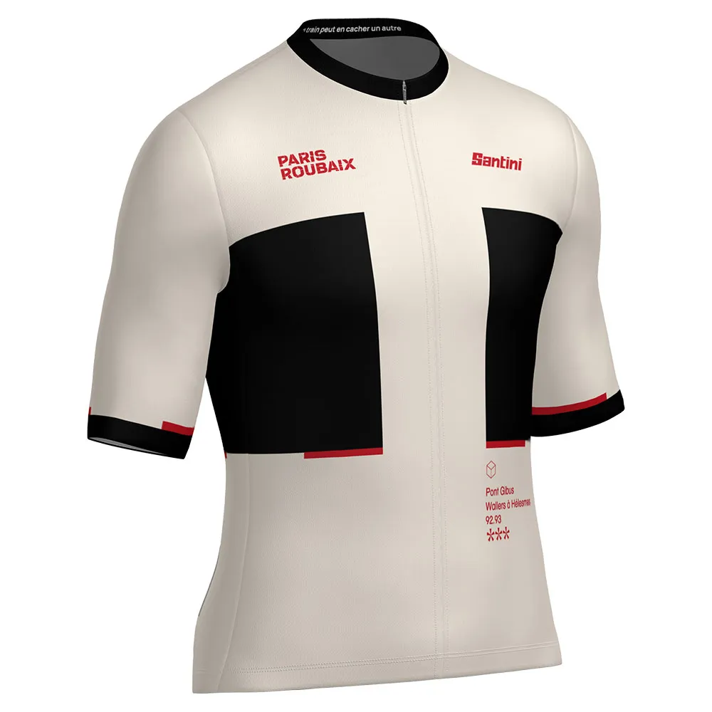 Santini Paris-roubaix 2025 Kurzarm-radtrikot Santini Paris-roubaix 2025 Kurzarm-radtrikot