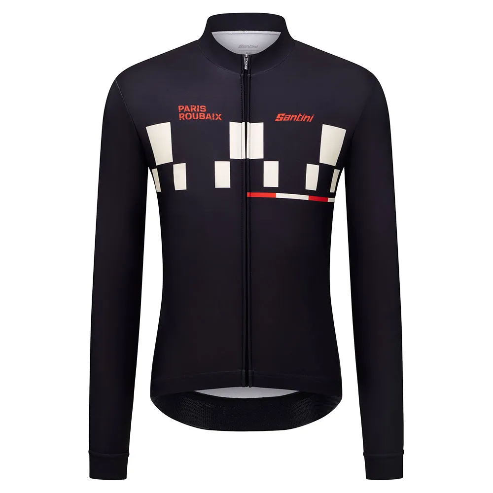 Santini Paris-roubaix 2025 Langarm-trikot, Print Santini Paris-roubaix 2025 Langarm-trikot, Print
