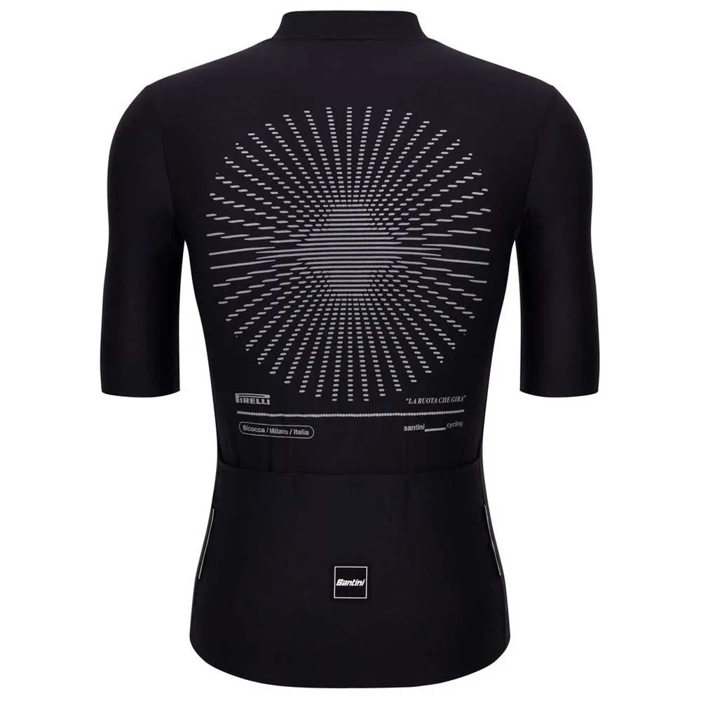 Santini Pirelli Wheel Kurzarm-radtrikot