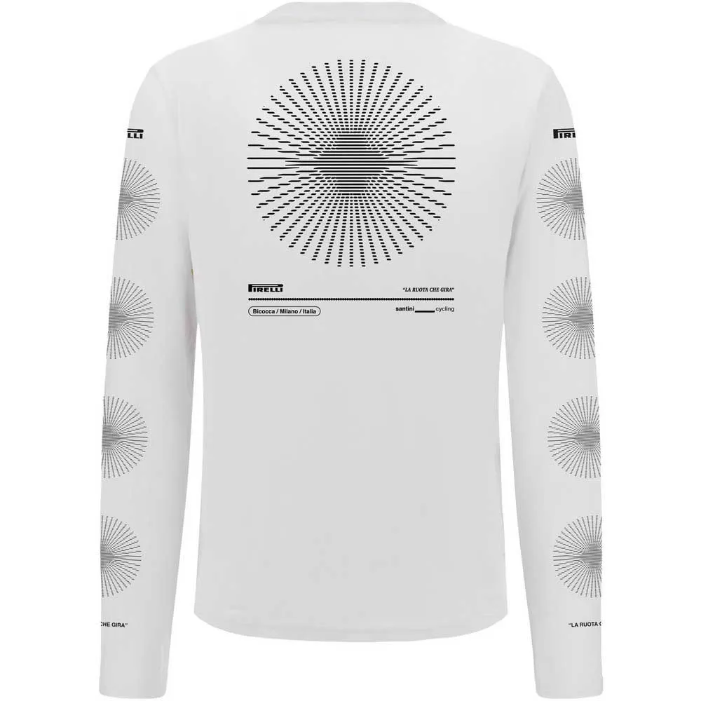 Santini Pirelli Wheel Langarm-t-shirt