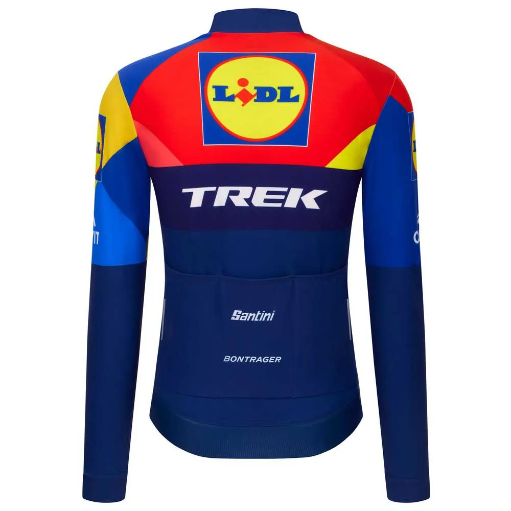 Santini Replica Lidl-trek 2025 Langarm-trikot Santini Replica Lidl-trek 2025 Langarm-trikot