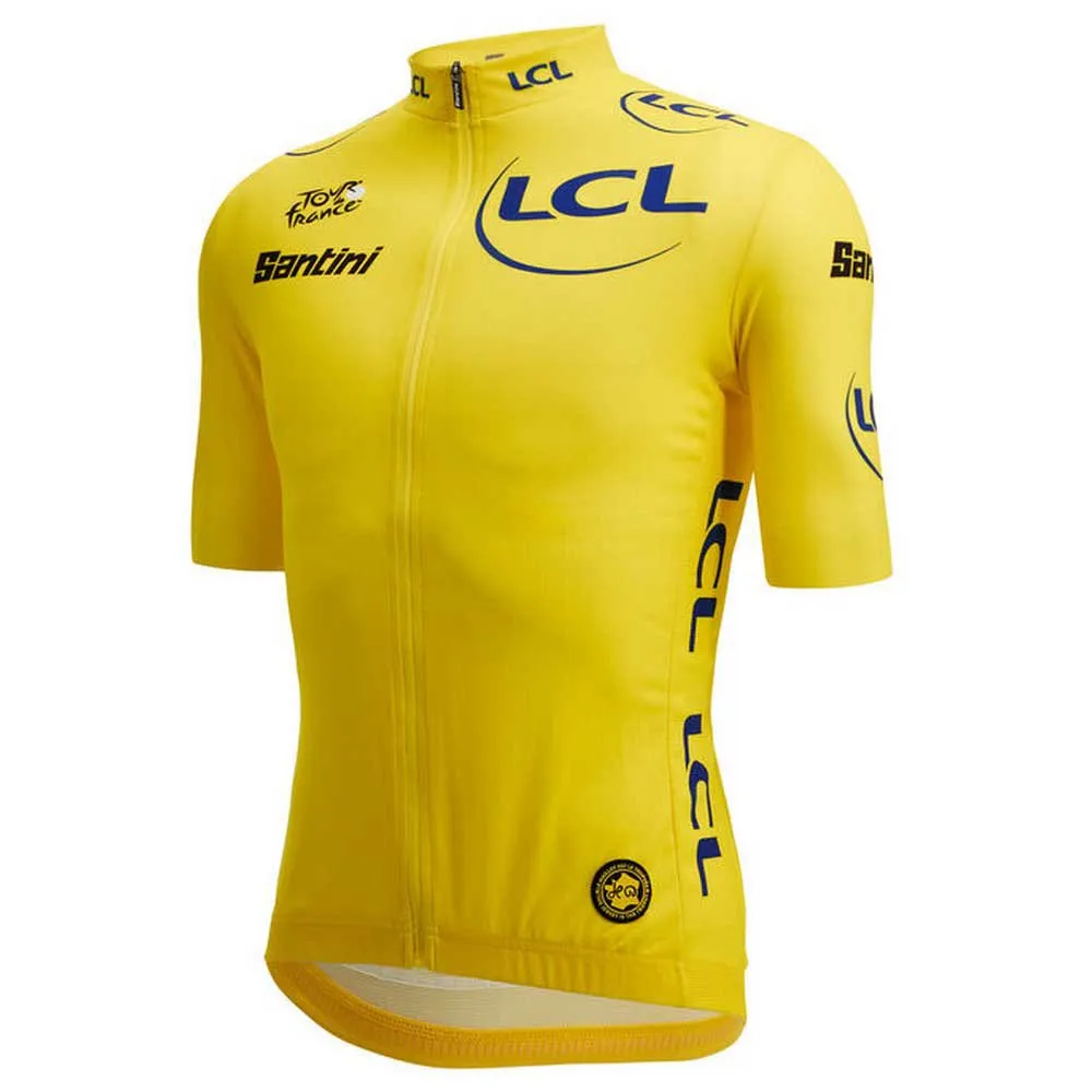 Santini Replica Tour De France Overall Leader Kurzarm-radtrikot Santini Replica Tour De France Overall Leader Kurzarm-radtrikot