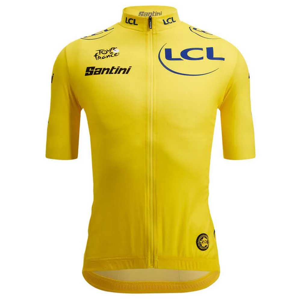 Santini Replica Tour De France Overall Leader Kurzarm-radtrikot Santini Replica Tour De France Overall Leader Kurzarm-radtrikot