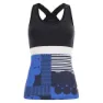 Santini Scia Optic Ärmelloses Trikot, Blue