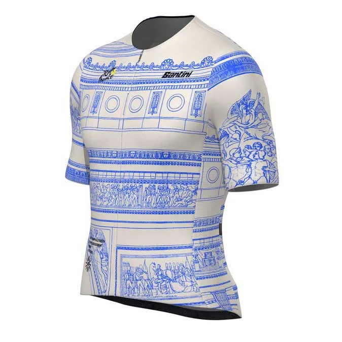 Santini Tdf Arrivée Arc De Triomphe 2025 Kurzarm-radtrikot
