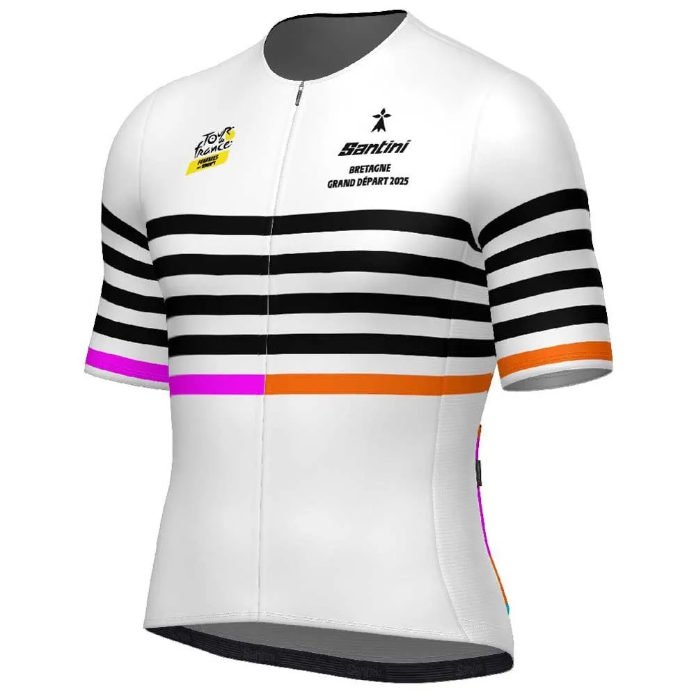 Santini Tdffaz Grand Départ Bretagne 2025 Kurzarm-radtrikot Santini Tdffaz Grand Départ Bretagne 2025 Kurzarm-radtrikot