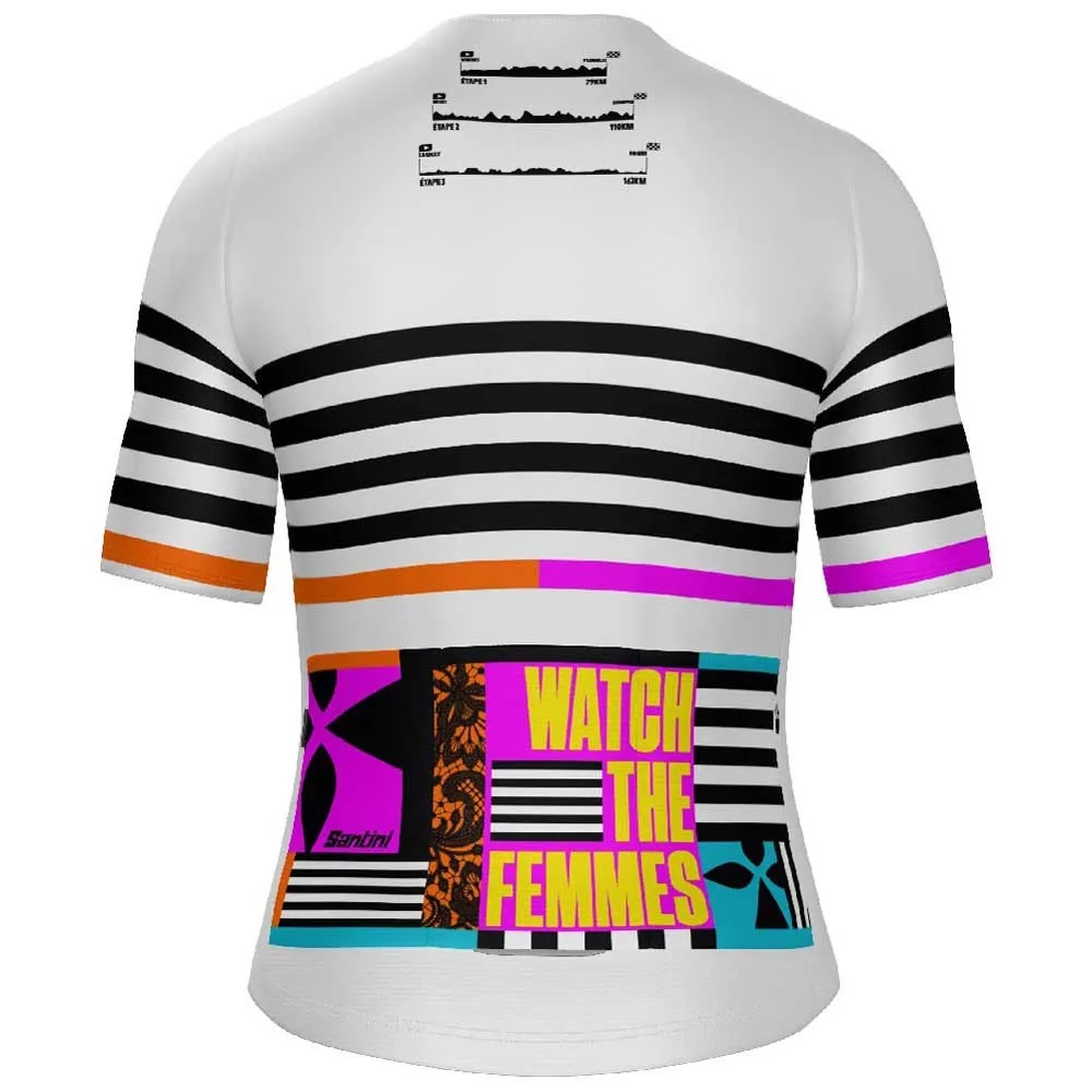 Santini Tdffaz Grand Départ Bretagne 2025 Kurzarm-radtrikot Santini Tdffaz Grand Départ Bretagne 2025 Kurzarm-radtrikot
