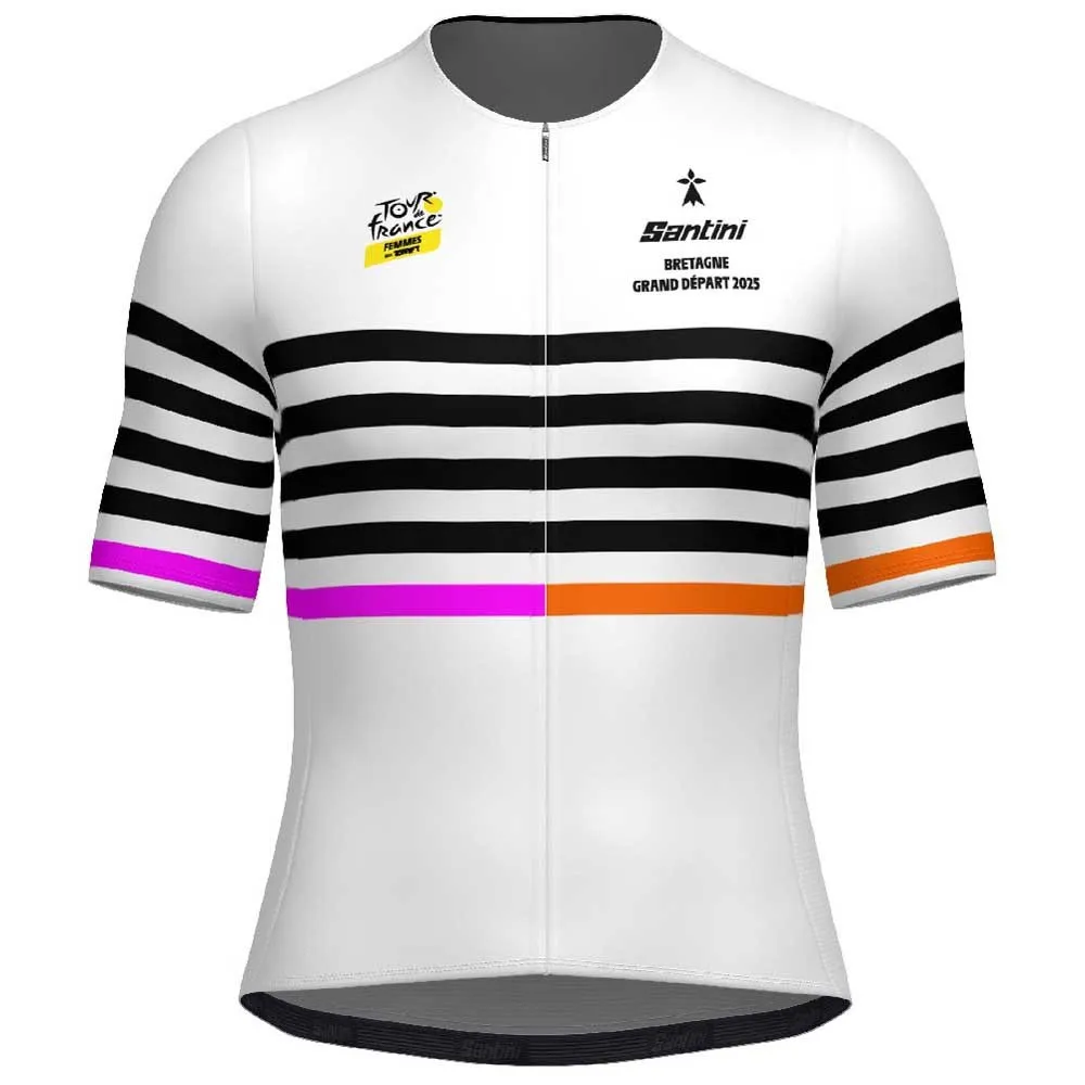 Santini Tdffaz Grand Départ Bretagne 2025 Kurzarm-radtrikot Santini Tdffaz Grand Départ Bretagne 2025 Kurzarm-radtrikot