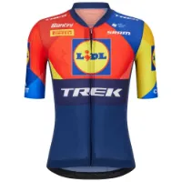 Santini Team Aero Lidl-trek 2025 Kurzarm-radtrikot Santini Team Aero Lidl-trek 2025 Kurzarm-radtrikot