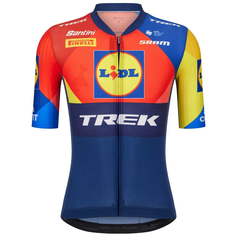 Santini Team Aero Lidl-trek 2025 Kurzarm-radtrikot