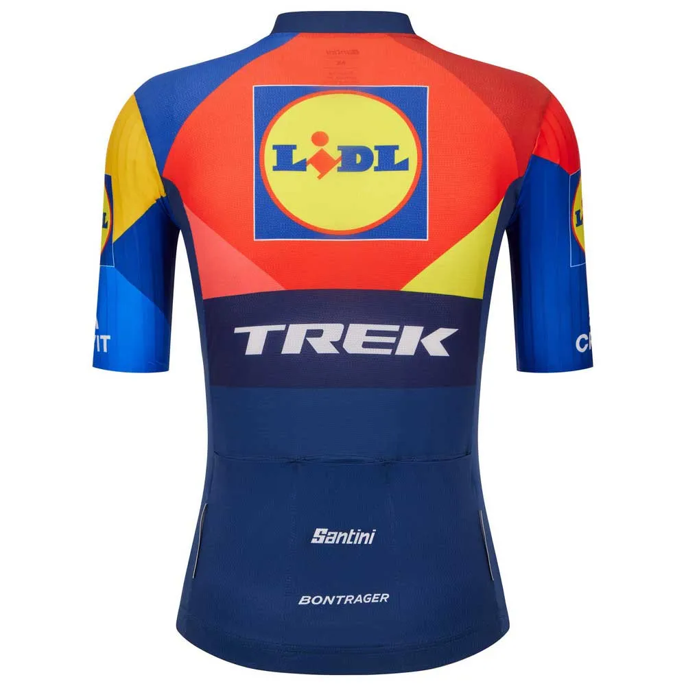 Santini Team Aero Lidl-trek 2025 Kurzarm-radtrikot