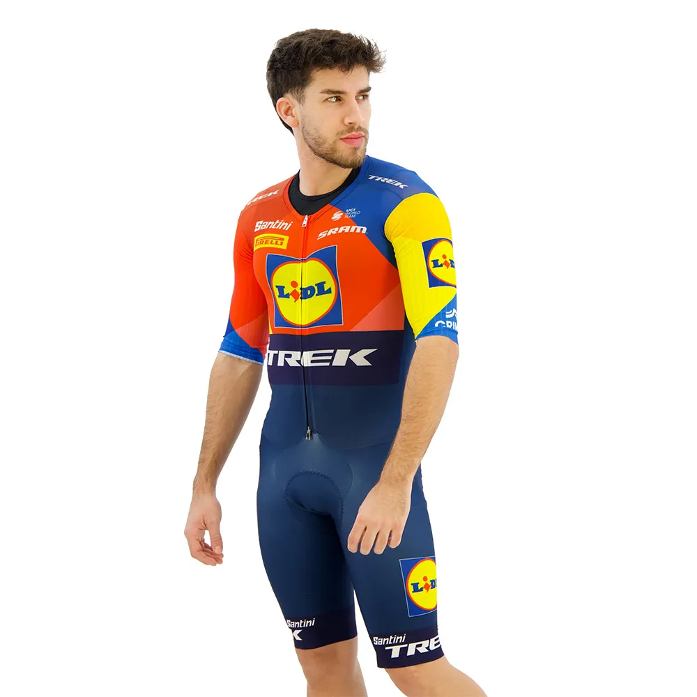 Santini Team Aero Lidl-trek 2025 Rad-skinsuit Santini Team Aero Lidl-trek 2025 Rad-skinsuit