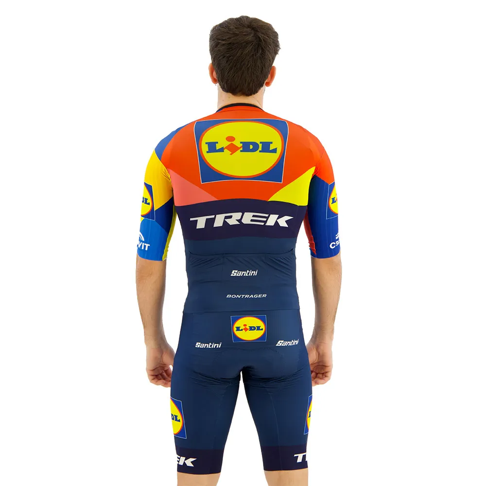 Santini Team Aero Lidl-trek 2025 Rad-skinsuit Santini Team Aero Lidl-trek 2025 Rad-skinsuit