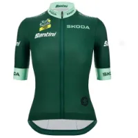 Santini Tour De France Avec Zwift Green 2025 Kurzarm-radtrikot Santini Tour De France Avec Zwift Green 2025 Kurzarm-radtrikot