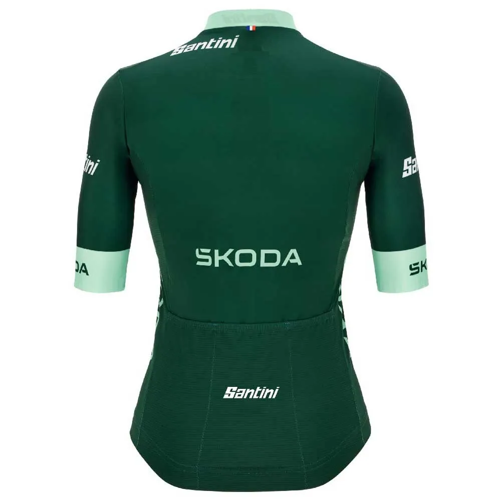 Santini Tour De France Avec Zwift Green 2025 Kurzarm-radtrikot Santini Tour De France Avec Zwift Green 2025 Kurzarm-radtrikot