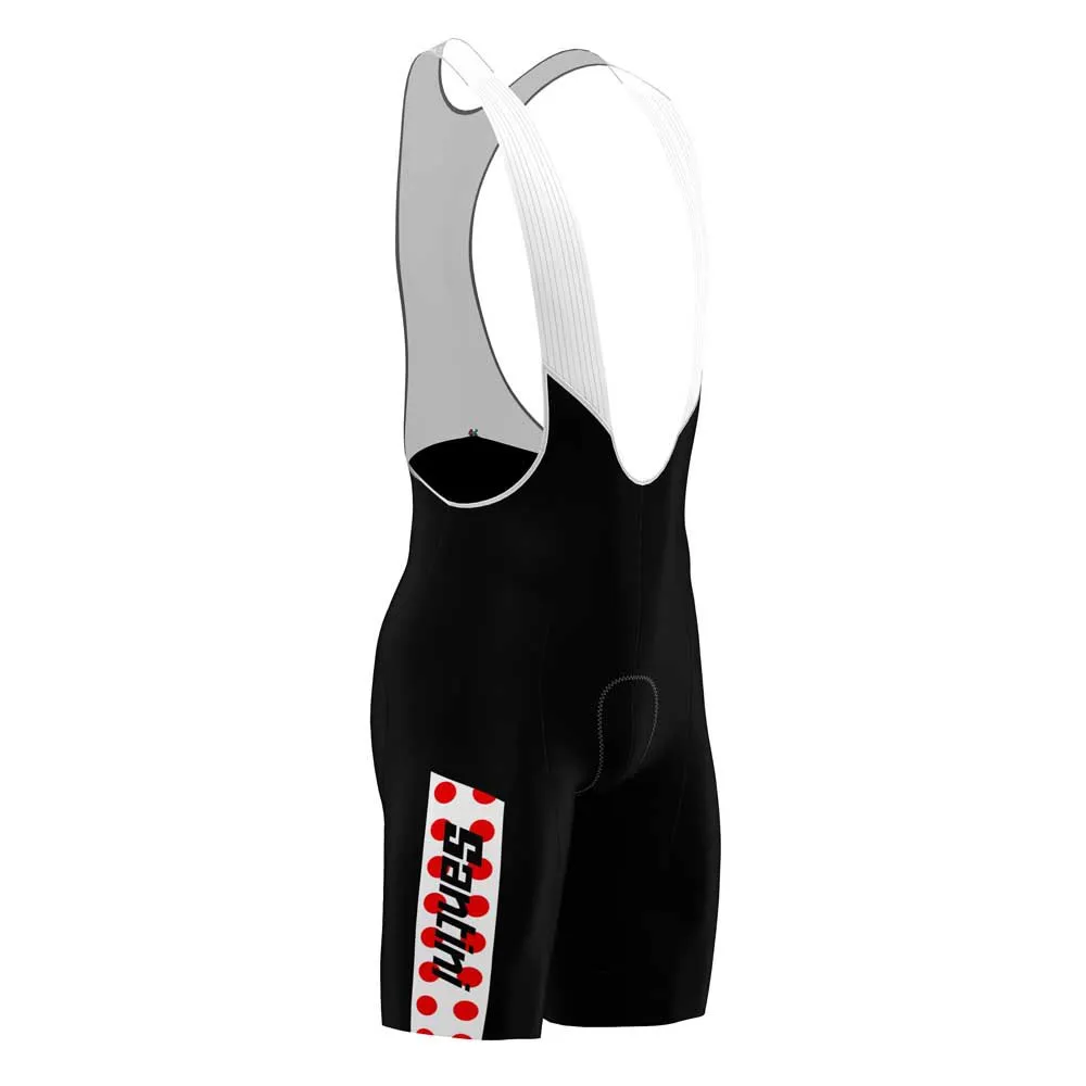 Santini Tour De France Fan Line Gpm Leader Trägerhose Santini Tour De France Fan Line Gpm Leader Trägerhose