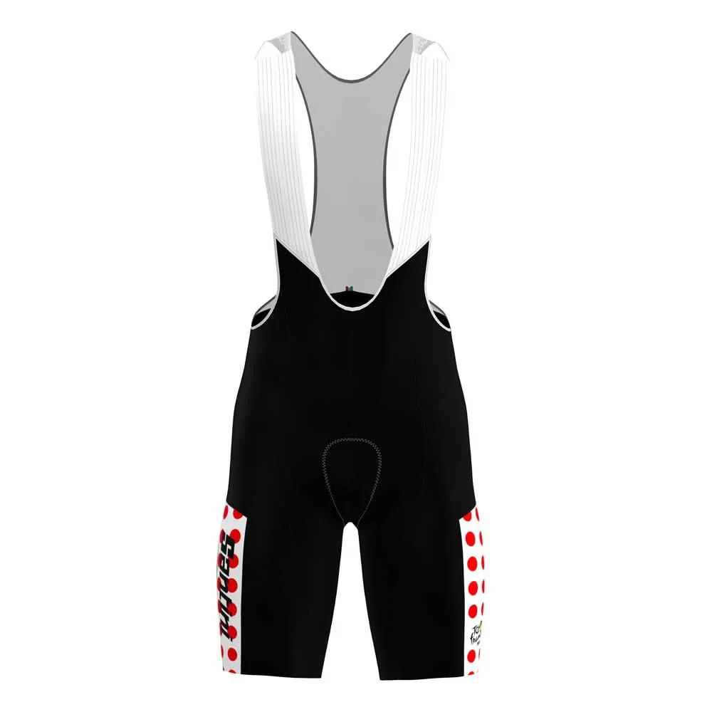 Santini Tour De France Fan Line Gpm Leader Trägerhose Santini Tour De France Fan Line Gpm Leader Trägerhose