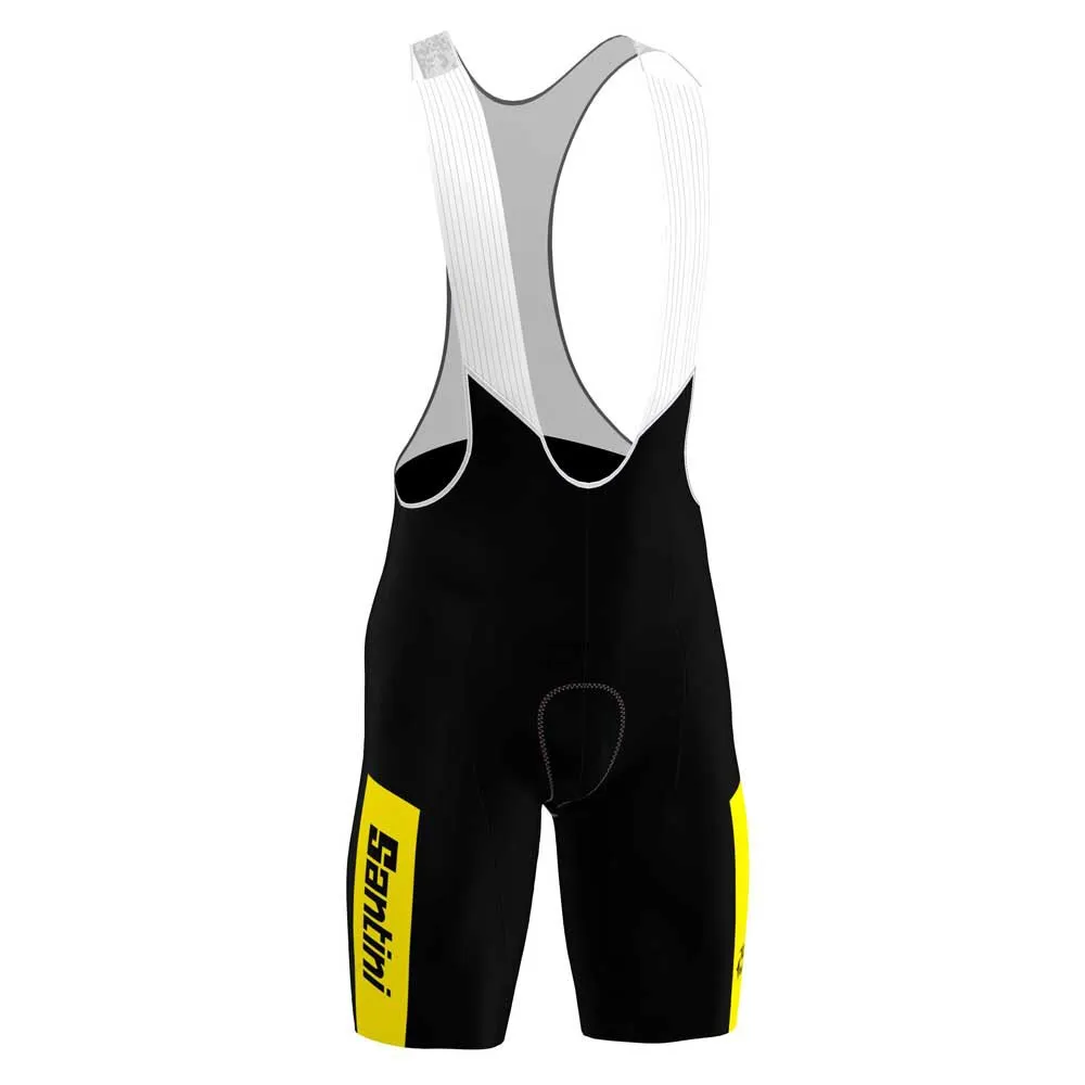 Santini Tour De France Fan Line Overall Leader Trägerhose Santini Tour De France Fan Line Overall Leader Trägerhose