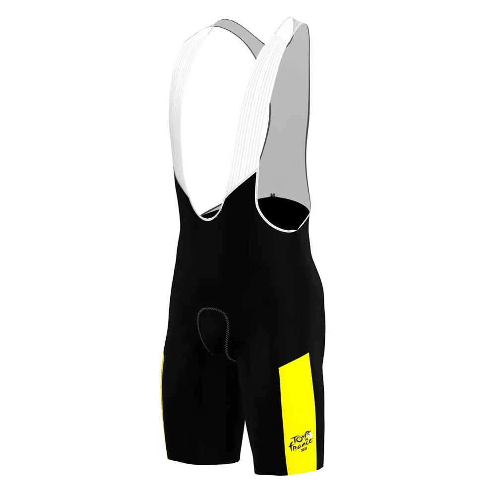 Santini Tour De France Fan Line Overall Leader Trägerhose Santini Tour De France Fan Line Overall Leader Trägerhose