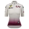 Santini Tour De France Femme Avec Zwift Best Young Leader Kurzarm-radtrikot