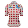 Santini Tour De France Femme Avec Zwift Gpm Leader Kurzarm-radtrikot