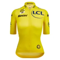 Santini Tour De France Femme Avec Zwift Overall Leader Kurzarm-radtrikot Santini Tour De France Femme Avec Zwift Overall Leader Kurzarm-radtrikot