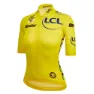 Santini Tour De France Femme Avec Zwift Overall Leader Kurzarm-radtrikot
