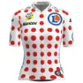Santini Tour De France Femme Zwift Gpm Leader Kurzarm-radtrikot, Pois