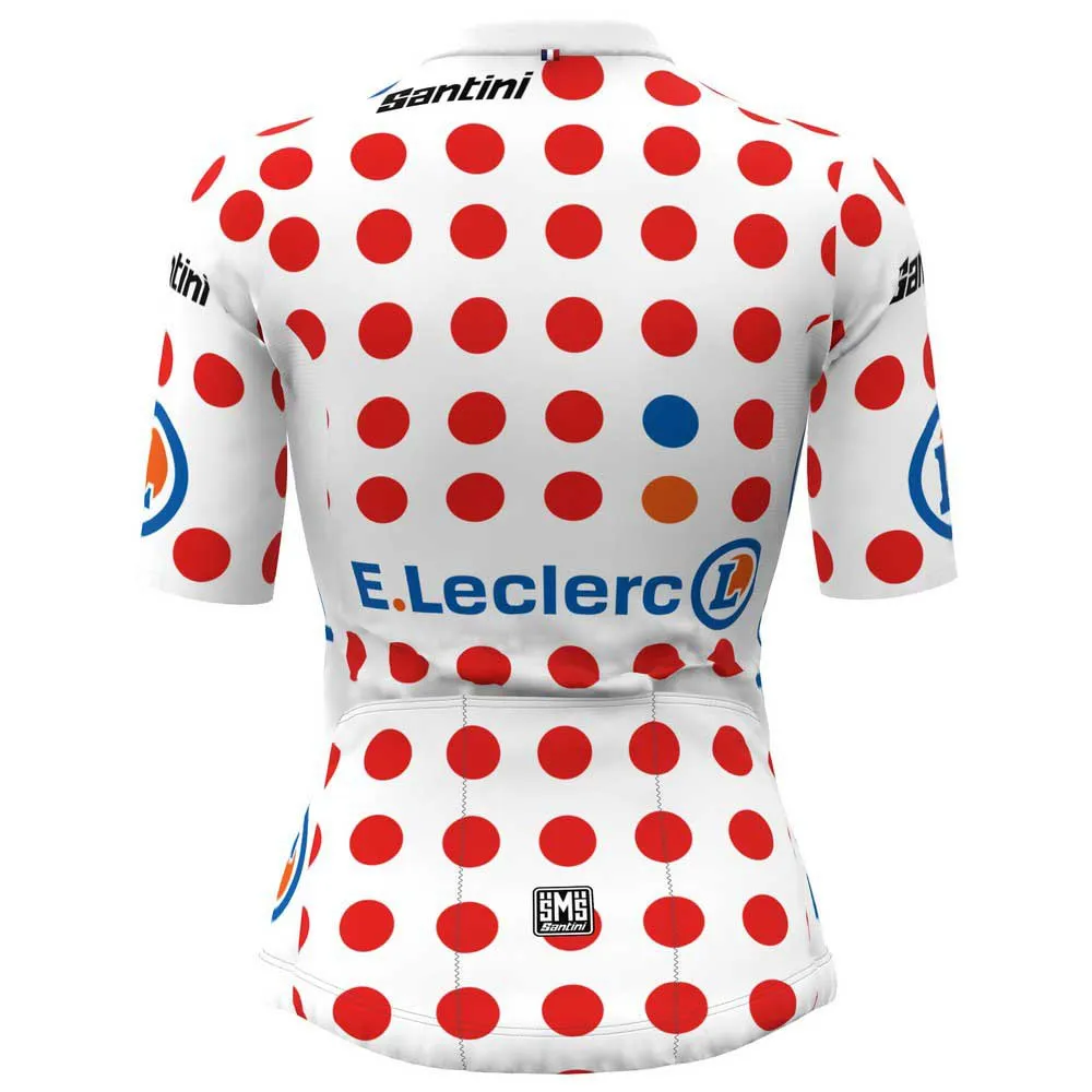Santini Tour De France Femme Zwift Gpm Leader Kurzarm-radtrikot, Pois Santini Tour De France Femme Zwift Gpm Leader Kurzarm-radtrikot, Pois