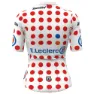 Santini Tour De France Femme Zwift Gpm Leader Kurzarm-radtrikot, Pois
