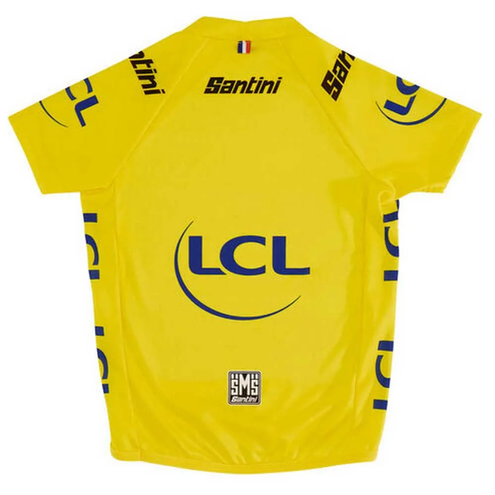 Santini Tour De France Gpm Leader Jr Kurzarm-radtrikot, Yellow Santini Tour De France Gpm Leader Jr Kurzarm-radtrikot, Yellow