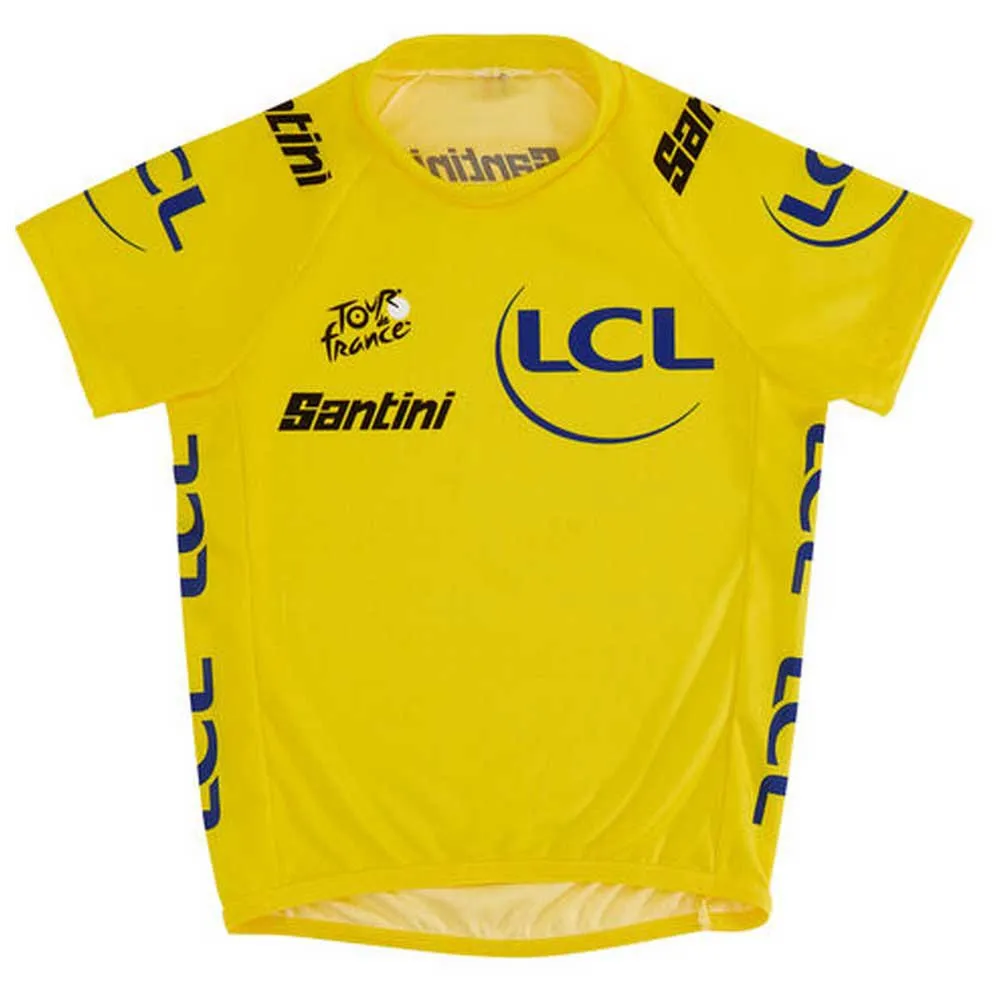 Santini Tour De France Gpm Leader Jr Kurzarm-radtrikot, Yellow Santini Tour De France Gpm Leader Jr Kurzarm-radtrikot, Yellow