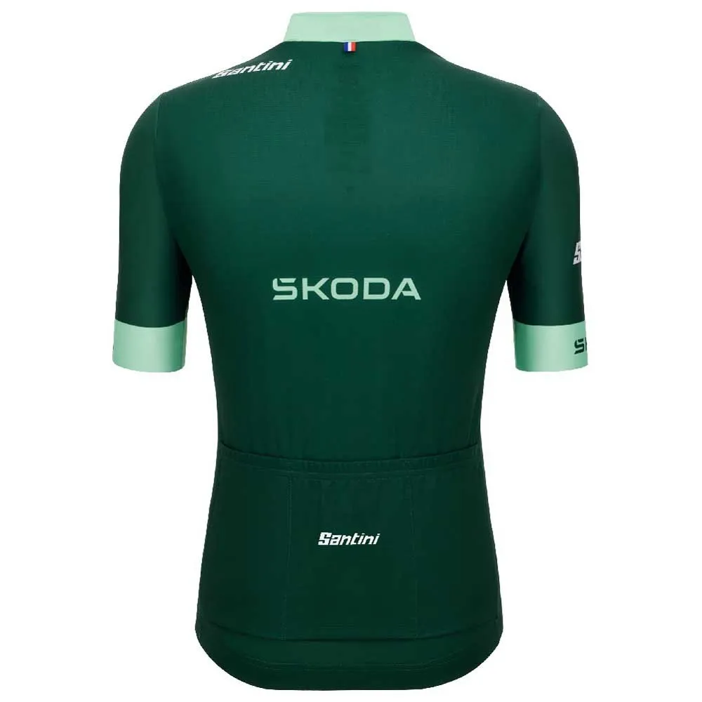 Santini Tour De France Green 2025 Kurzarm-radtrikot Santini Tour De France Green 2025 Kurzarm-radtrikot
