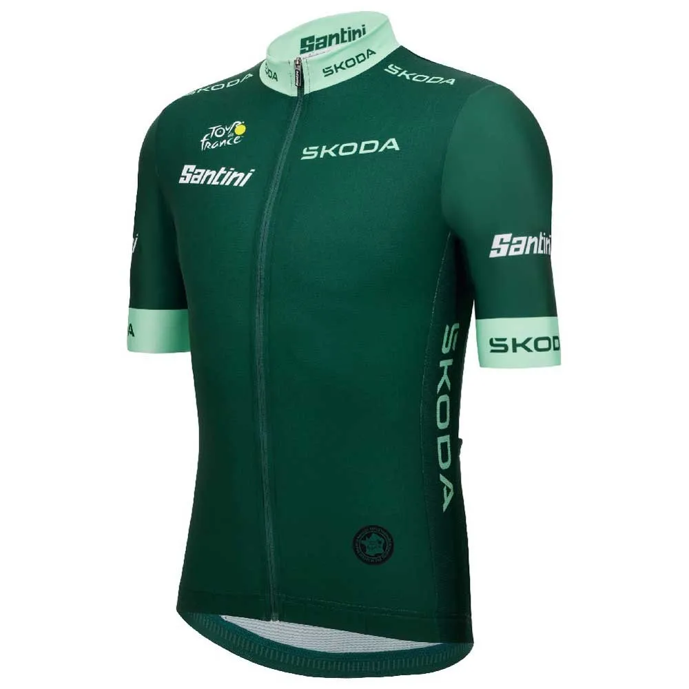 Santini Tour De France Green 2025 Kurzarm-radtrikot Santini Tour De France Green 2025 Kurzarm-radtrikot