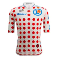 Santini Tour De France Official Gpm Leader Kurzarm-radtrikot Santini Tour De France Official Gpm Leader Kurzarm-radtrikot