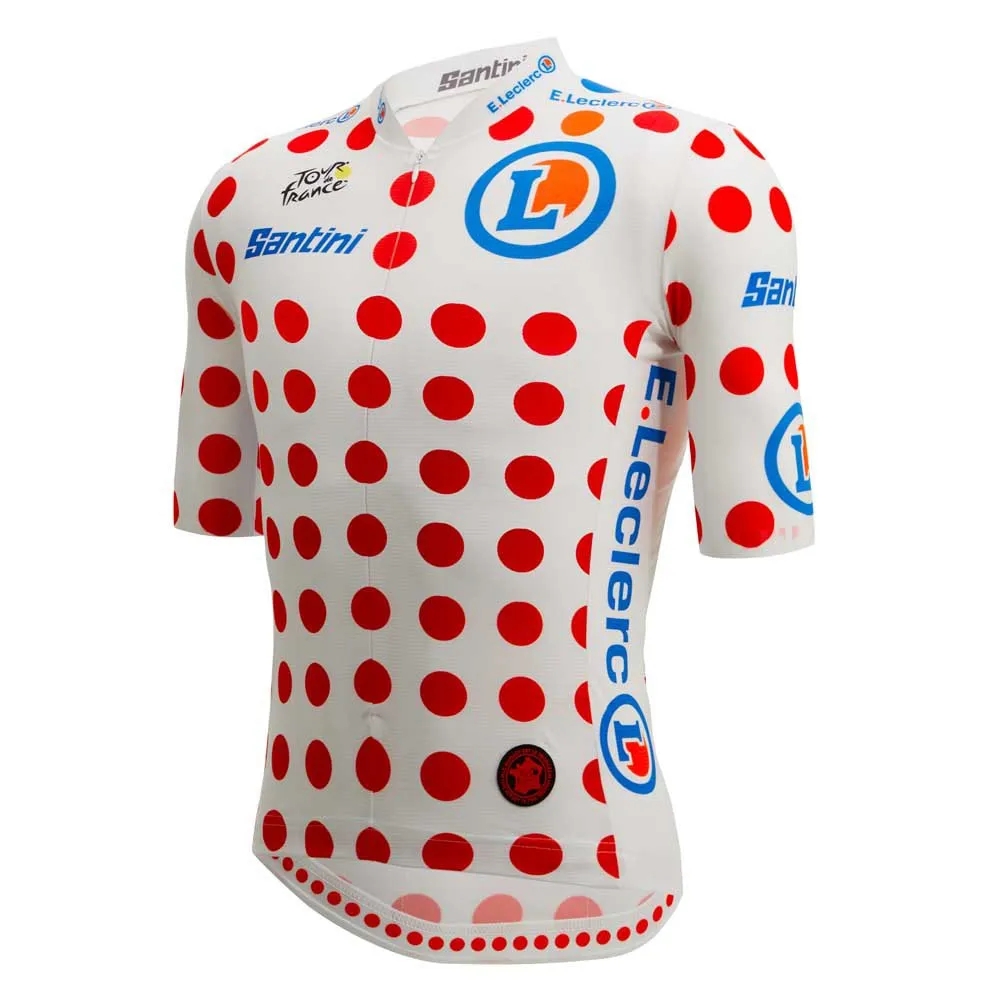 Santini Tour De France Official Gpm Leader Kurzarm-radtrikot Santini Tour De France Official Gpm Leader Kurzarm-radtrikot