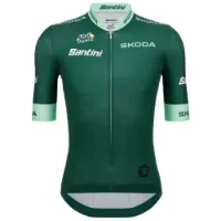 Santini Tour De France Official Green 2025 Kurzarm-radtrikot Santini Tour De France Official Green 2025 Kurzarm-radtrikot