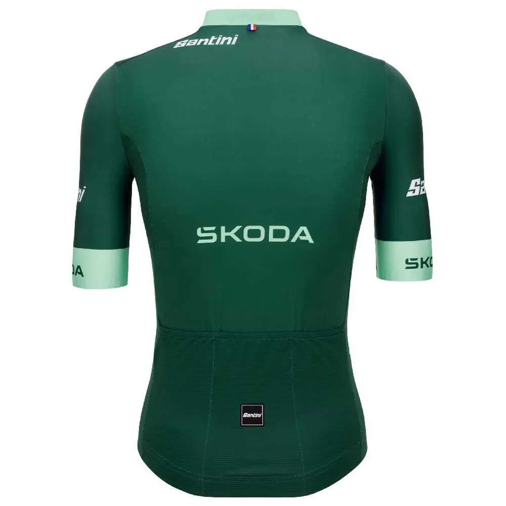 Santini Tour De France Official Green 2025 Kurzarm-radtrikot
