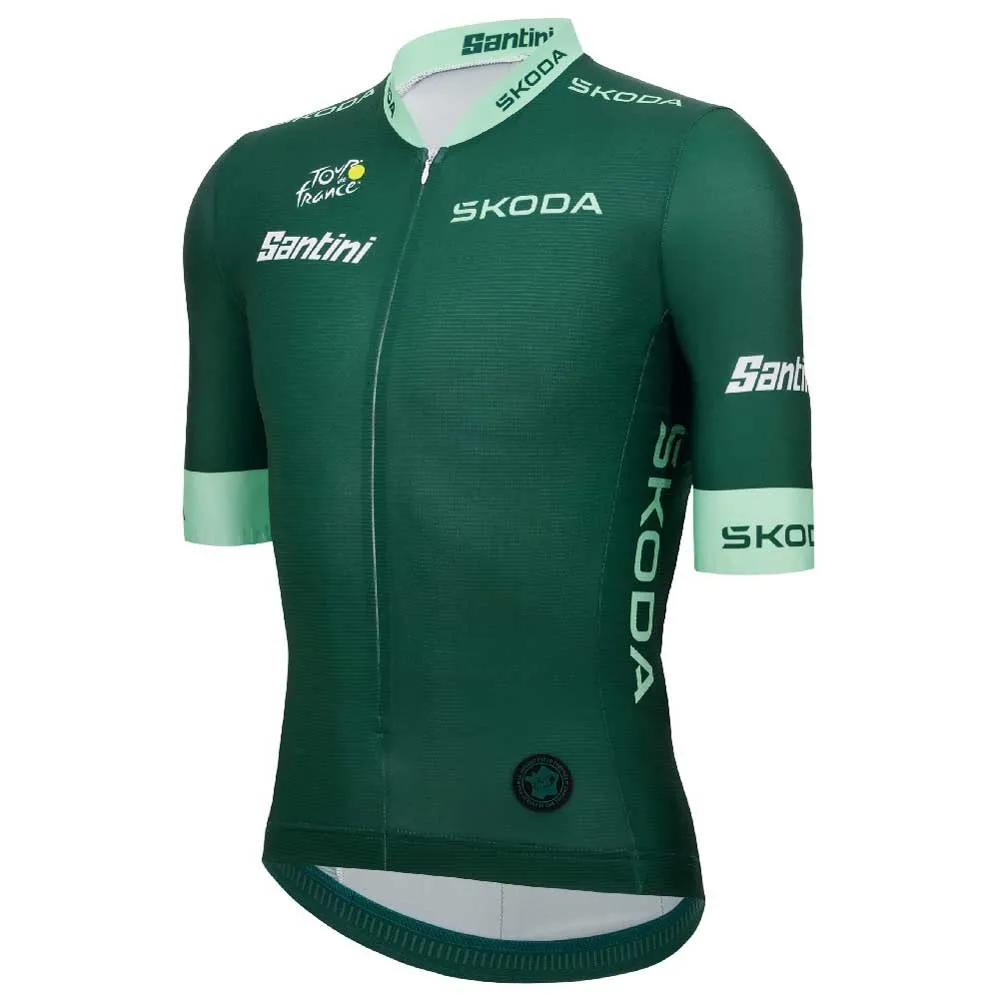 Santini Tour De France Official Green 2025 Kurzarm-radtrikot